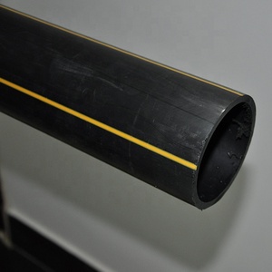 Tubería <span class=keywords><strong>de</strong></span> Gas HDPE PE100 PE80 <span class=keywords><strong>de</strong></span> <span class=keywords><strong>Alta</strong></span> Calidad, Superficie Lisa, Baja Presión, Línea Amarilla, Conexión por Enchufe, ISO9000, Venta al Por Mayor - Product Image 1