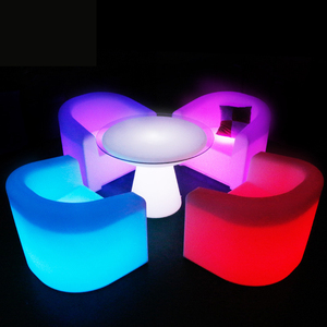 Canapé de salon moderne de luxe avec éclairage <span class=keywords><strong>LED</strong></span> à changement de couleur RGB 16 couleurs - Product Image 6