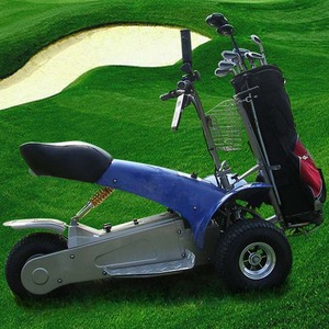 Hoogwaardige 3-wiel elektrische minigolfkarretjes, eenpersoons golfbuggy - Product Image 2