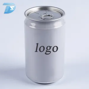 250ml custom sleek blank cans cola alu soda can metal beverage with lid