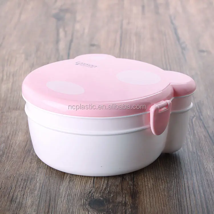 animal shape plastic bento lunch box for kids