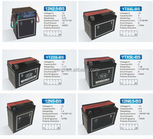 낮은 가격 12 볼트 4ah 충전 오토바이 건조 배터리 YT4L-BS - Product Image 2