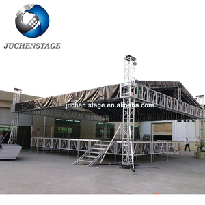 आउटडोर पोर्टेबल एल्यूमीनियम मोबाइल चरण मंच इस्तेमाल किया प्रदर्शन चरण के लिए बिक्री - Product Image 2