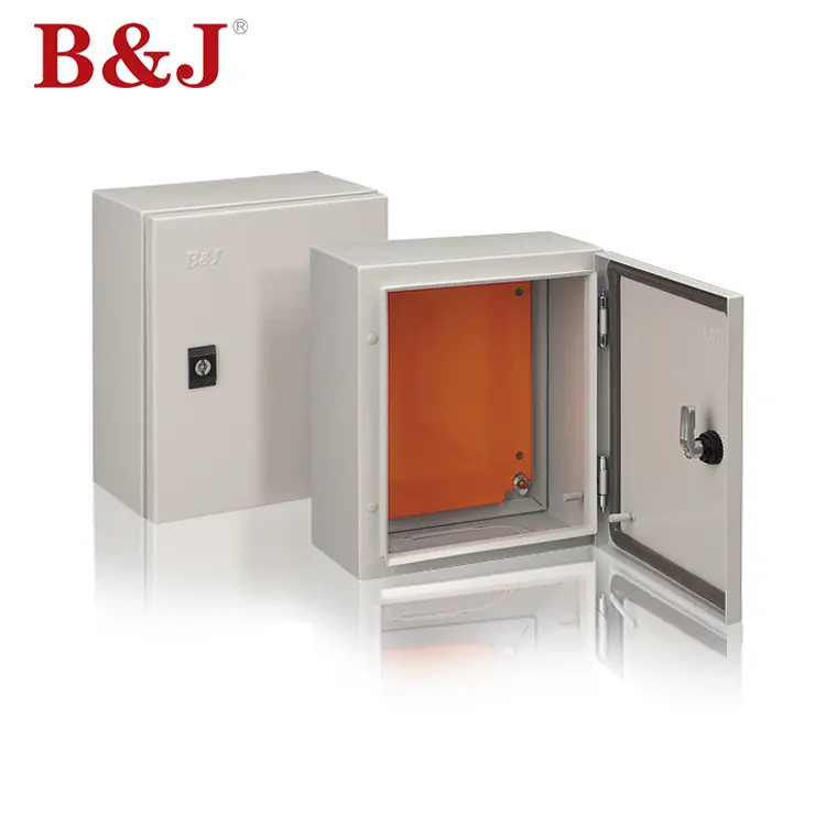 B & J özelleştirilmiş duvar montaj mahfazası su geçirmez türleri elektrik dağıtım kutusu