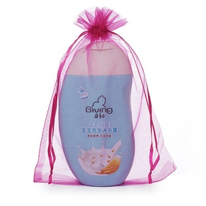ถุงผ้าโปร่งบาง6.7 "x 9" (17*23ซม.) พร้อมเชือกผูกสำหรับเด็กแชมพูสบู่สำหรับเด็กบรรจุของขวัญ - Product Image 6