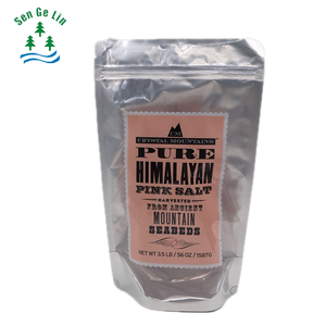 3.5Lb/56 oz/1587g Haute Qualité <span class=keywords><strong>Sel</strong></span> de L'<span class=keywords><strong>himalaya</strong></span> Un Côté Transparent Feuille Emballage Zipper Sac - Product Image 3