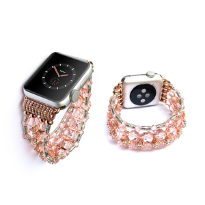 <span class=keywords><strong>Bijoux</strong></span> bling pour <span class=keywords><strong>bracelet</strong></span> d'<span class=keywords><strong>Apple</strong></span> <span class=keywords><strong>Watch</strong></span> bande Custom perle - Product Image 1