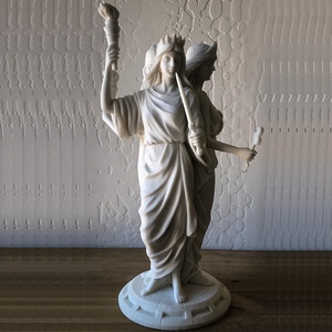 Escultura de Estatua de Hécate de la diosa griega de la magia de mármol tallada a mano - Product Image 3