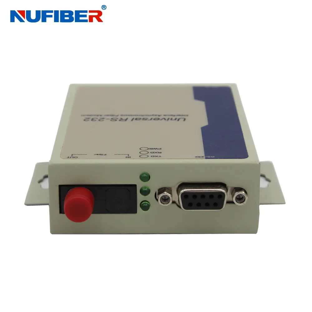 RS232 series to fiber optic Media converter single mode single fiber FC 20km