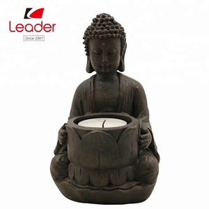 Petit bougeoir de <span class=keywords><strong>bouddha</strong></span> en résine, support de <span class=keywords><strong>photophore</strong></span>, petite décoration pour la maison, en résine, meilleurs ventes - Product Image 1