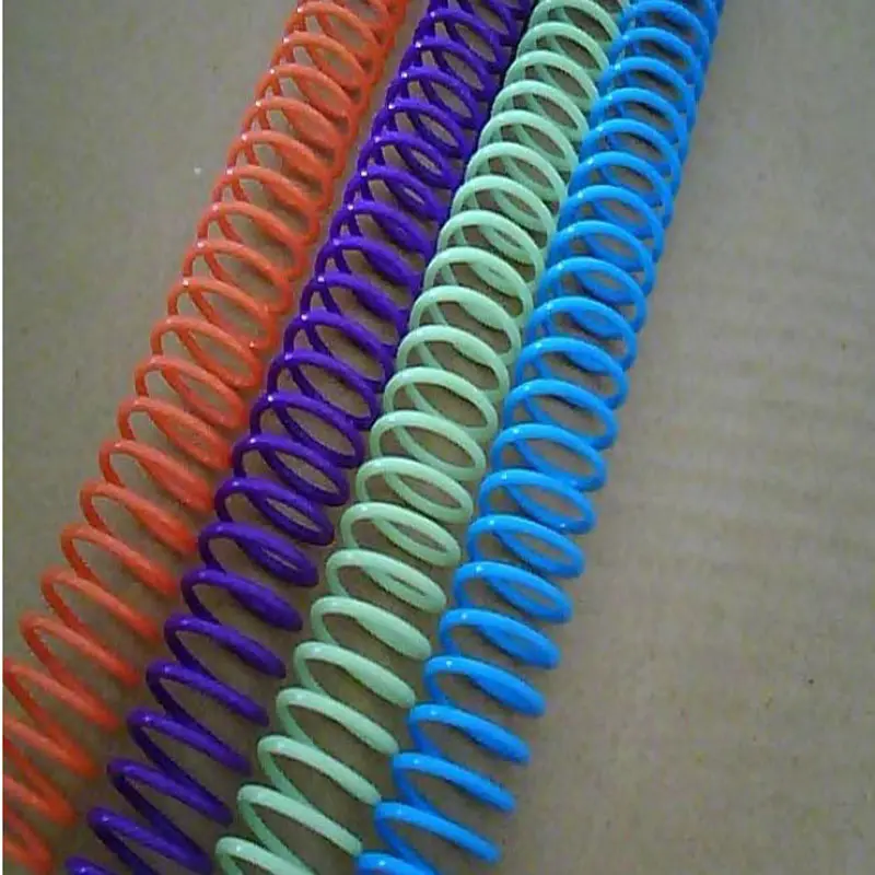 18mm Plastic Spiral Binding Coils - 4:1 pitch (Box of 100)