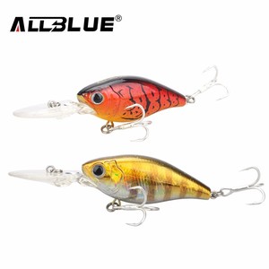 AllBlue Suspending Deep Diving Crankbait Señuelos de pesca 8.2g 5cm Wobblers realistas con 8 # Owner Hooks peche isca artificial - Product Image 5