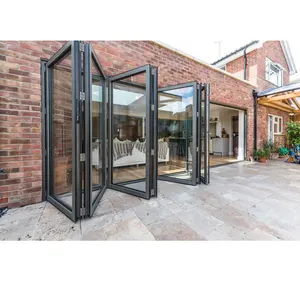 Beautiful Picture Aluminum Commercial Security External Folding Door