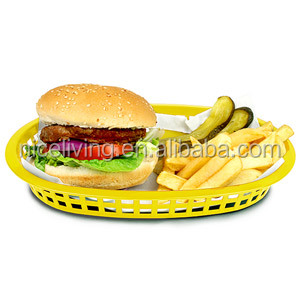 Panier Plateau Ovale <span class=keywords><strong>Chicago</strong></span> Jaune - Product Image 2