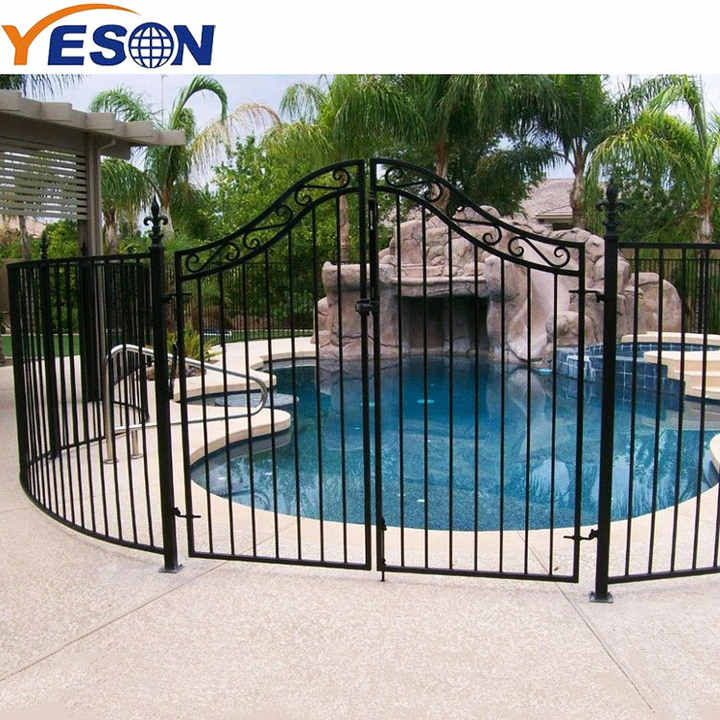 Metal Fence Gate Wrought Iron Gates Prices with Factory Price