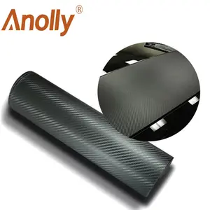 Anolly — vinyle de voiture 3D en fibre de carbone, autocollant original