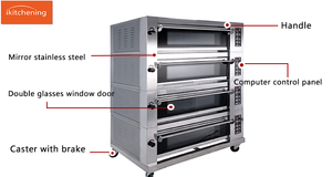 Horno de <span class=keywords><strong>Pizza</strong></span> a Gas de Piedra Totalmente Automático / Horno de Convección con Función de Vapor a Gas y Eléctrico - Product Image 4