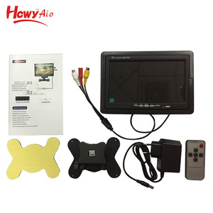 Téléviseur portable multimédia 7 pouces fin et complet, mini téléviseur TFT 7 pouces avec AV <span class=keywords><strong>TV</strong></span> USB SD Slot MMC Card - Product Image 3