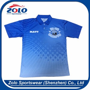 Proveedor directo de fábrica de los hombres de impresión creat mi propio diseño de la camiseta camisa de polo - Product Image 4