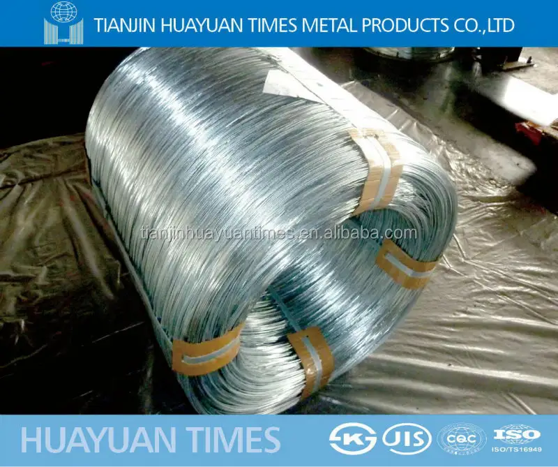 ( 29 years factory) galvanized steel wire 2 MM for chain link fence