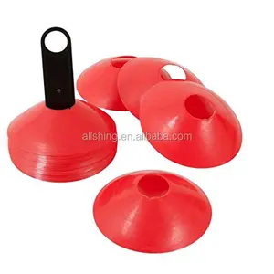 Groothandel Voetbal Agility Disc Cone Met Plastic Houder-Perfect Voor Voetbal, voetbal & Elke Bal Spel Om Mark - Disc