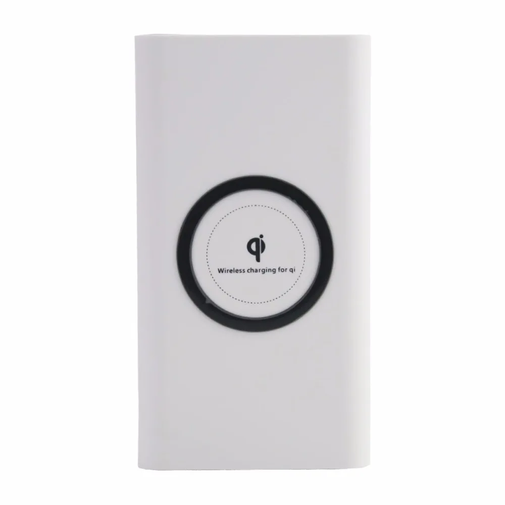 Пользовательский логотип 10000mah QI быстрое зарядное устройство Беспроводное зарядное устройство для сотового телефона