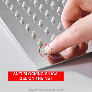 Di alta qualità in acciaio inox 304 12 "ultra sottile in acciaio inox a parete testa doccia montata - Product Image 5