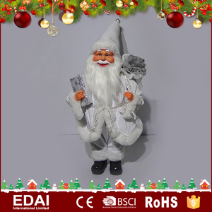 2017 al por mayor <span class=keywords><strong>de</strong></span> color personalizado 60 cm Santa Claus <span class=keywords><strong>muñeca</strong></span> <span class=keywords><strong>de</strong></span> plástico con ropa <span class=keywords><strong>de</strong></span> tela para la decoración <span class=keywords><strong>de</strong></span> Navidad - Product Image 2