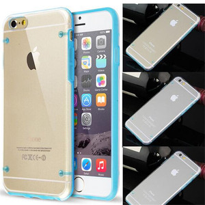 ingrosso cellulare Borse e bagliore casi caso luminosi per <span class=keywords><strong>iphone</strong></span> <span class=keywords><strong>5s</strong></span> 6 6s più coperchio <span class=keywords><strong>trasparente</strong></span> pc - Product Image 1