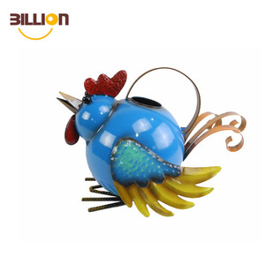 Jardin de Bande <span class=keywords><strong>Dessin</strong></span>ée Bleu De Poulet En Métal Arrosoir Enfants Cruche D'eau - Product Image 1