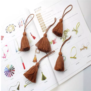 Accesorios artesanales más calientes <span class=keywords><strong>Precio</strong></span> bajo Textiles para el hogar Borla <span class=keywords><strong>de</strong></span> algodón para Decoración - Product Image 4