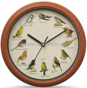 Decorazioni per la casa <span class=keywords><strong>uccelli</strong></span> suoni <span class=keywords><strong>orologio</strong></span> da parete in plastica per soggiorno Die Wanduhr - Product Image 1
