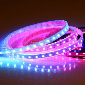 16.4ft <span class=keywords><strong>SK6812</strong></span> individuellement adressable bande de lumière led DC5V 300 led éclairage intelligent rvb pixel - Product Image 3