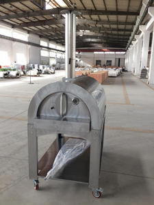 Italy Style High Quality Household Manual Rotating Pizza Wood Fired Oven for Cooking Garden Party With <strong>Firebricks</strong> - Product Image 3