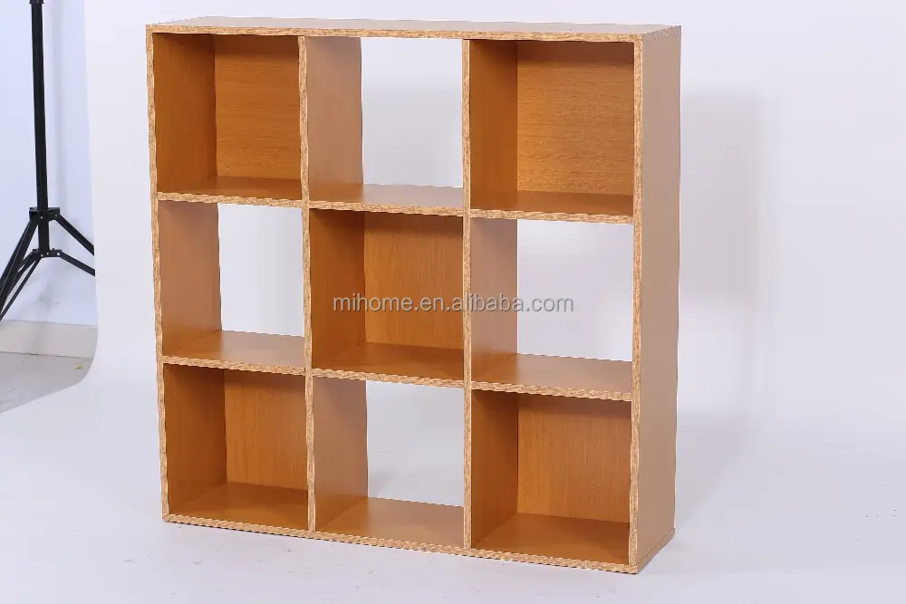 זול קוביית 3x3 ארון ספרים מעץ, מדף ספרים, ילדים מדפי ספרים על מכירת חמה