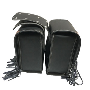 Sac de <span class=keywords><strong>selle</strong></span> en cuir PU Vintage, accessoire de moto, sac latéral, résistant à l'usure, à la mode - Product Image 3