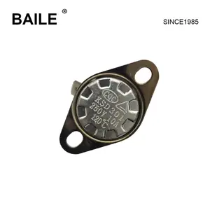 BAILE Bộ Điều Nhiệt Bằng Gốm Bộ Điều Nhiệt KSD301 Công Tắc Nhiệt Thường Đóng Công Tắc Nhiệt Độ