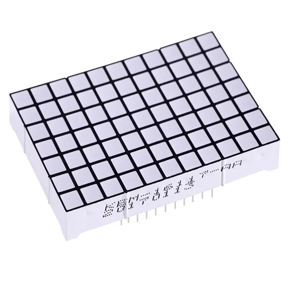 KEM-16117-BW 39.9*57.2Mm Wit 11X7 Vierkante Dot Matrix 3x4mm