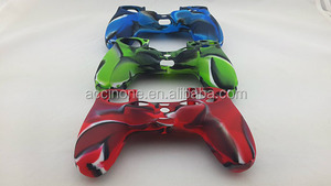 Coque de protection camouflage en silicone pour <span class=keywords><strong>manette</strong></span> <span class=keywords><strong>PS4</strong></span>, étui en silicone camouflage - Product Image 4