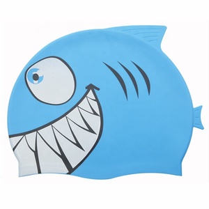Casquette de bain en silicone pour bébés, à personnaliser avec votre propre logo, imprimé mignon 40 grammes - Product Image 2
