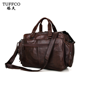 Véritable Cuir Hommes Classique D'affaires Ordinateur Portable Grande Serviette Pour Les Avocats - Product Image 2