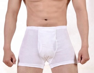 Hohe qualität mens inkontinenz unterwäsche waschbar für hygiene 100% baumwolle pee beweis unterwäsche männer erwachsene wasserdichte briefs