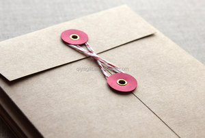Kraft <strong>Envelope</strong> with <strong>Button</strong> and <strong>String</strong> Closure Paper <strong>Envelope</strong> Kraft Paper <strong>Envelope</strong> - Product Image 3
