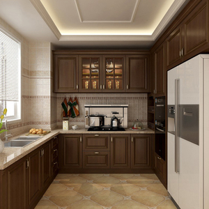 Kitchen Cabinet 2019 New Style Fushi Wood Apartment Kitchen Cabinet