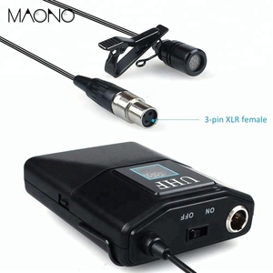 Nouveau 48 canaux sans fil transmetteur col caché microphone - Product Image 2