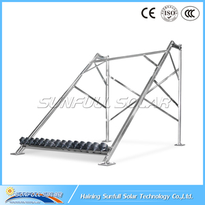 Système de chauffe-eau <span class=keywords><strong>solaire</strong></span> électrique compact à tubes sous vide pressurisés EN12976 45 degrés, 360L, en acier inoxydable, pour usage domestique et hôtelier - Product Image 4