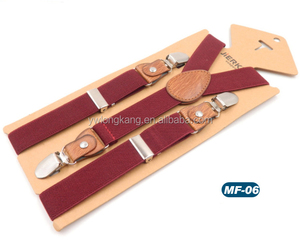 <span class=keywords><strong>Tirantes</strong></span> <span class=keywords><strong>con</strong></span> Hebilla de Hierro en Forma de Y, Estilo Moderno, Textura de Madera, Poliéster+Elastodiene, para Niños y Niñas, Decorativos para Uso Diario - Product Image 3