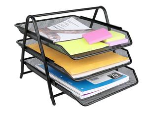 حاوية شبكية منظم مكتب حامل ملف وثيقة صينية 3 أجزاء معدنية - Product Image 4