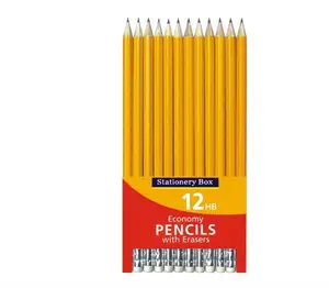 אישית בית ספר HB עץ עיפרון עם לוגו שלך