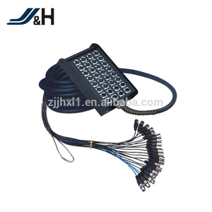 24 Entrée 8 Sortie XLR <span class=keywords><strong>Ou</strong></span> 1/4 "Téléphone Jack 32 Canal <span class=keywords><strong>Audio</strong></span> Serpent Câble Avec Boîtier de Scène - Product Image 1